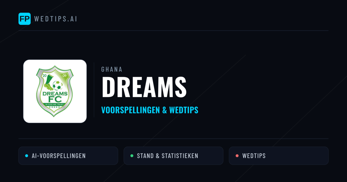 Dreams voorspellingen & statistieken