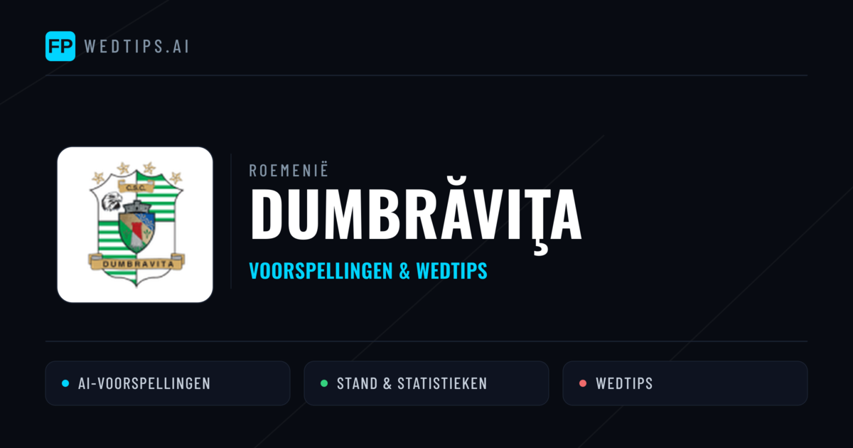 Dumbrăviţa voorspellingen & statistieken