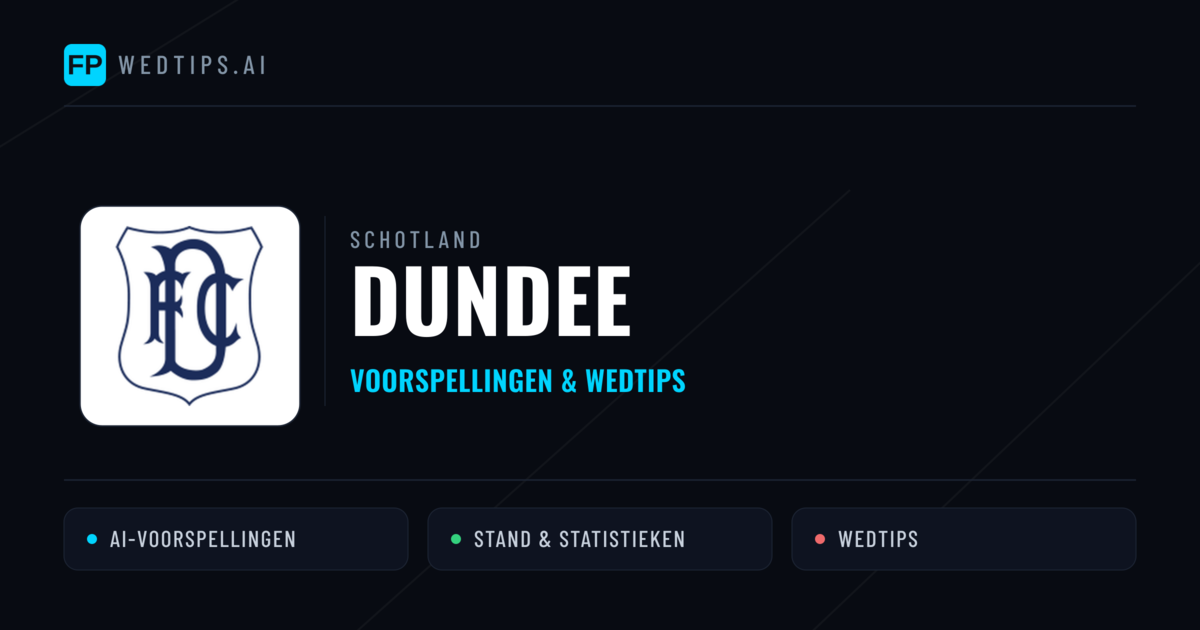 Dundee voorspellingen & statistieken