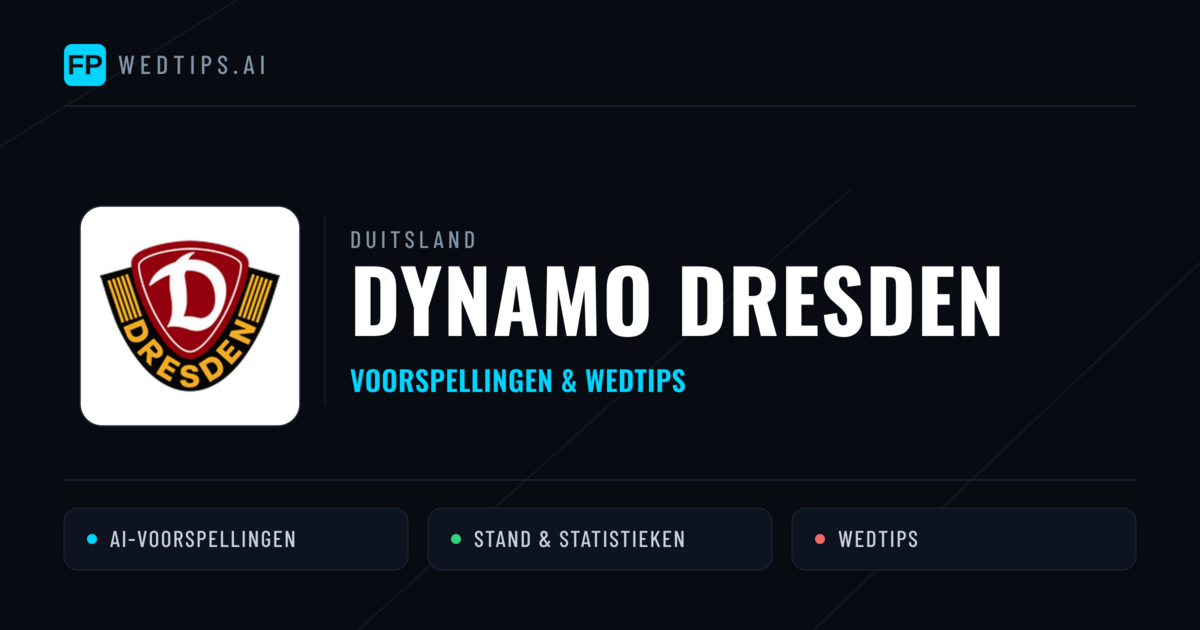 Dynamo Dresden voorspellingen & statistieken