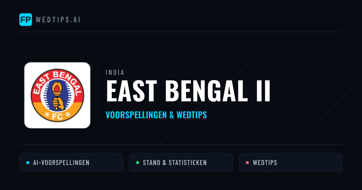 East Bengal II voorspellingen & statistieken