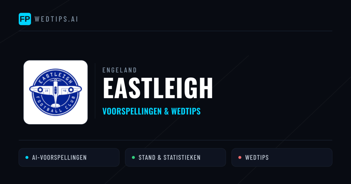 Eastleigh voorspellingen & statistieken