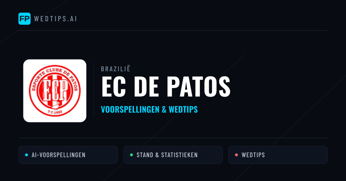 EC de Patos voorspellingen & statistieken