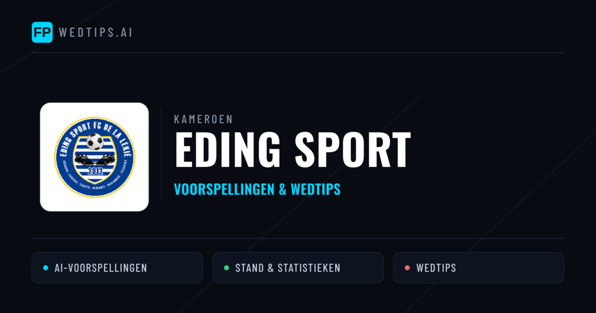 Eding Sport voorspellingen & statistieken
