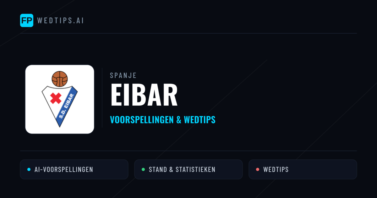 Eibar voorspellingen & statistieken