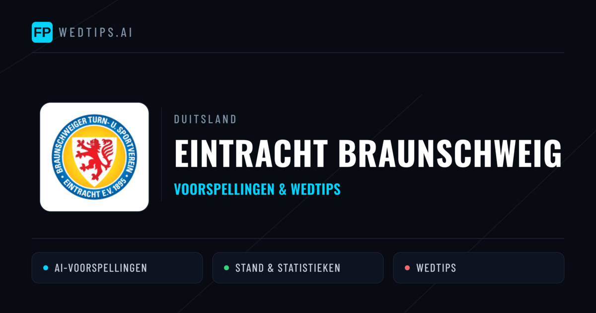 Eintracht Braunschweig voorspellingen & statistieken