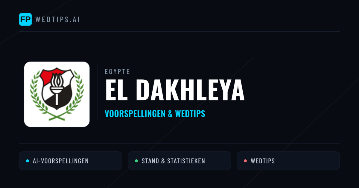 El Dakhleya voorspellingen & statistieken