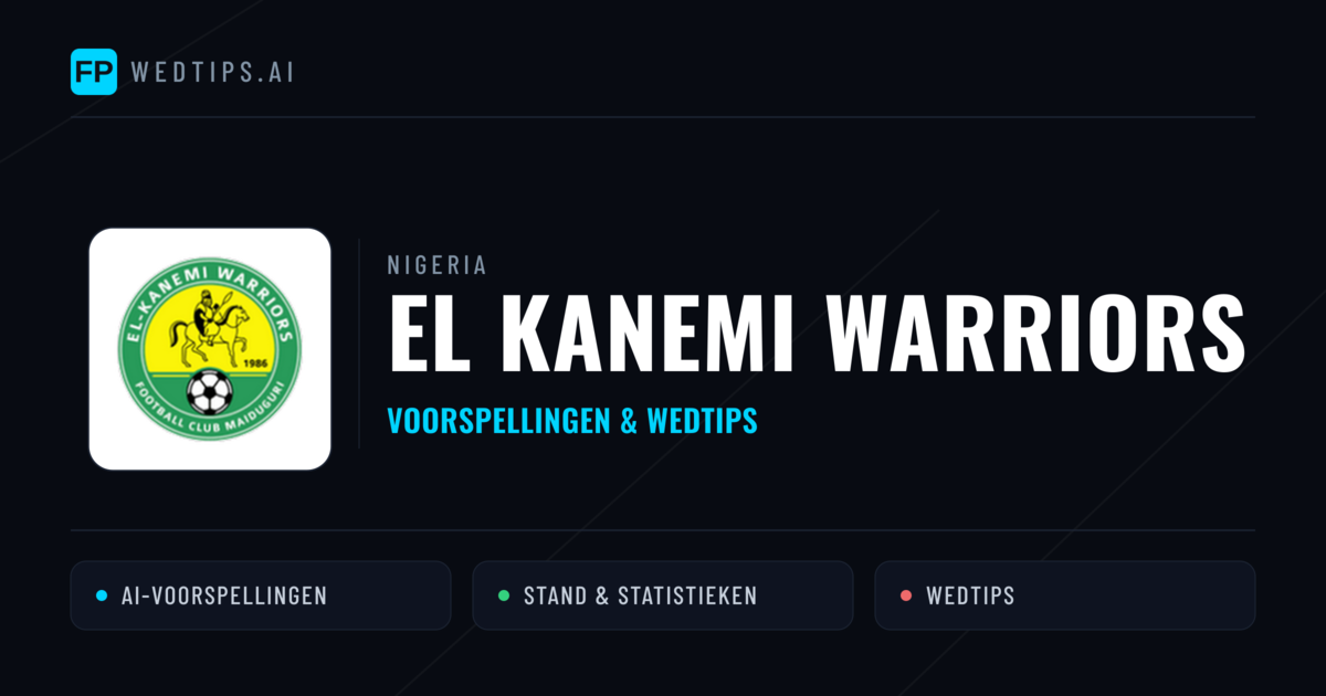 El Kanemi Warriors voorspellingen & statistieken