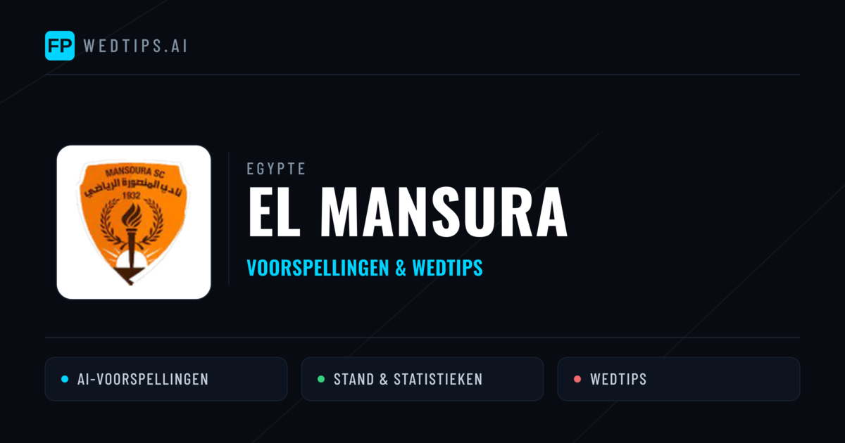 El Mansura voorspellingen & statistieken