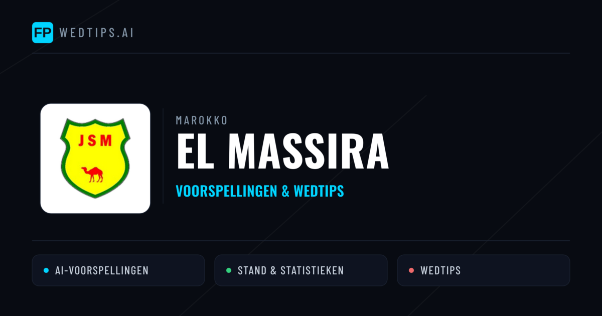 El Massira voorspellingen & statistieken