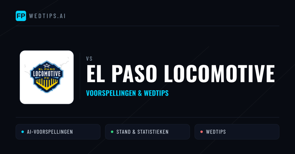 El Paso Locomotive voorspellingen & statistieken