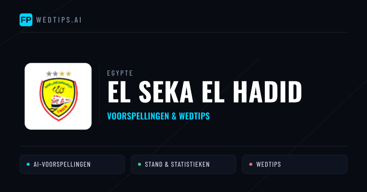 El Seka El Hadid voorspellingen & statistieken