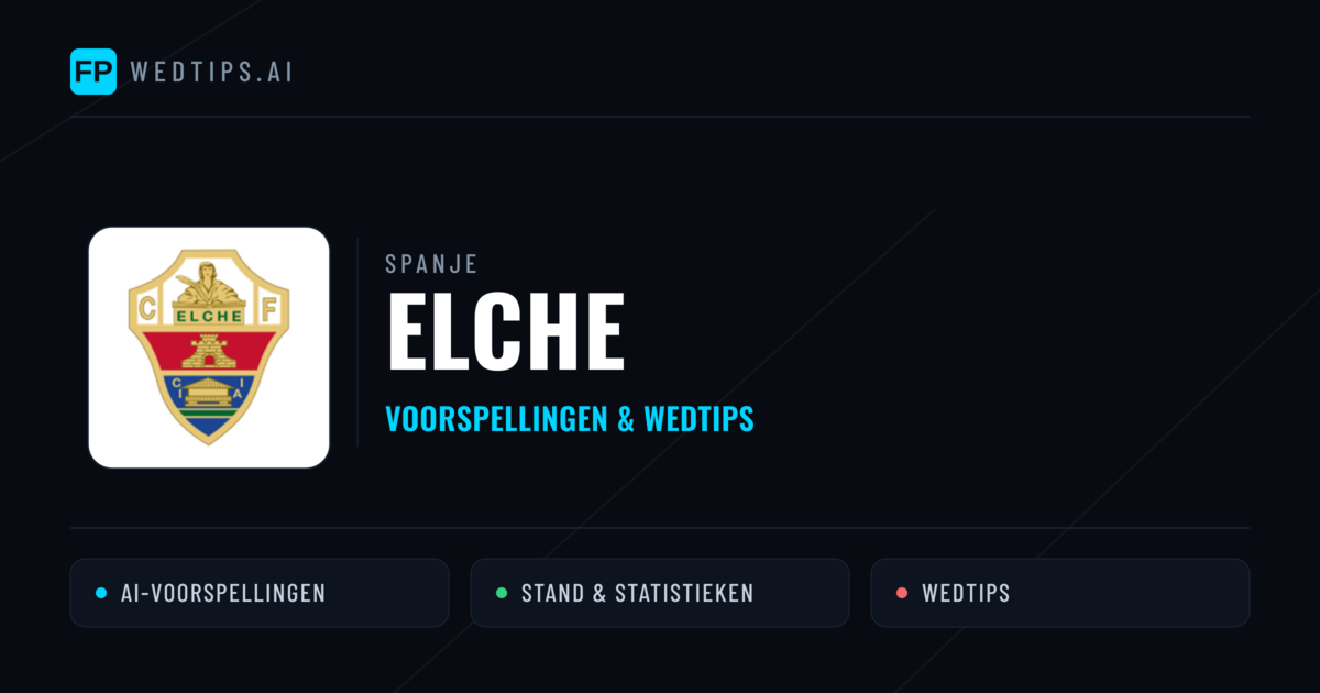 Elche voorspellingen & statistieken