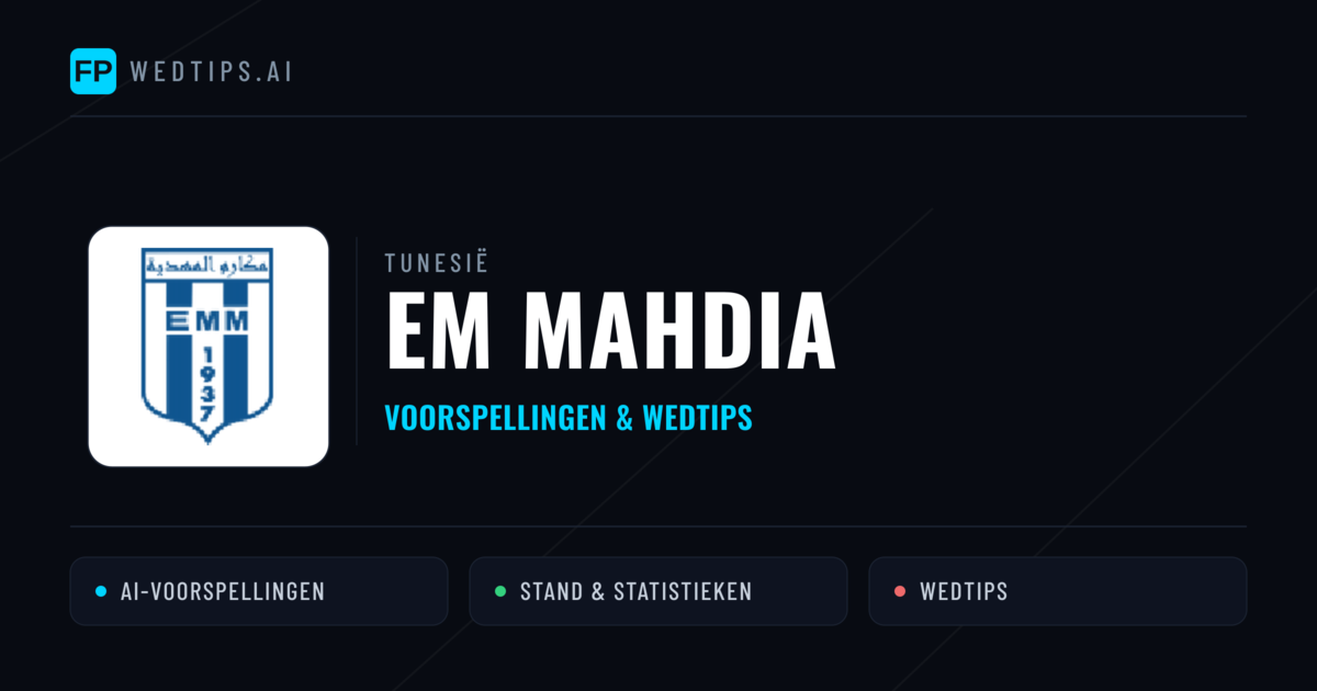 EM Mahdia voorspellingen & statistieken