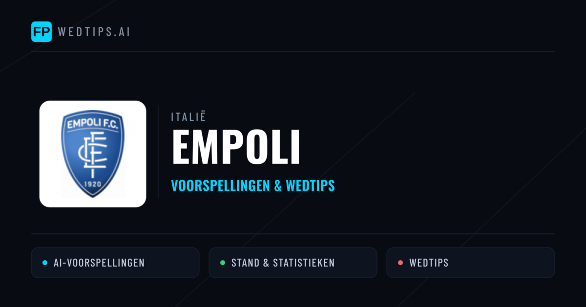 Empoli voorspellingen & statistieken