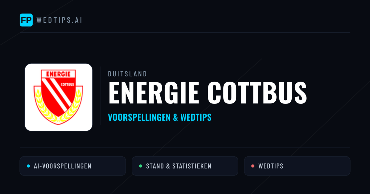 Energie Cottbus voorspellingen & statistieken