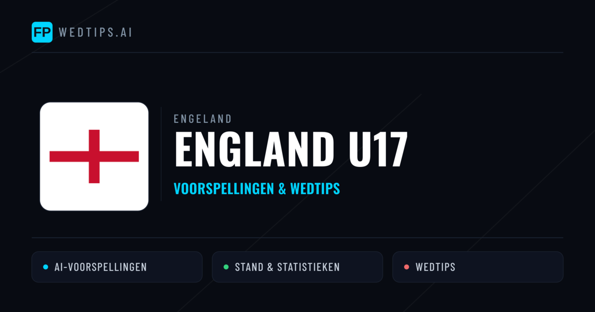 England U17 voorspellingen & statistieken