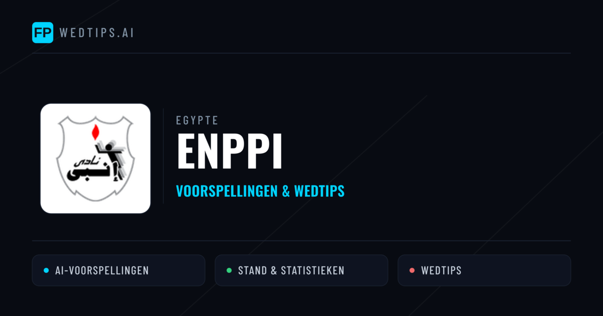 Enppi voorspellingen & statistieken