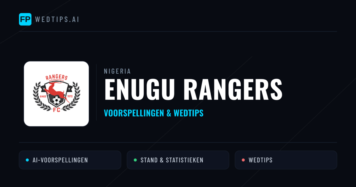 Enugu Rangers voorspellingen & statistieken