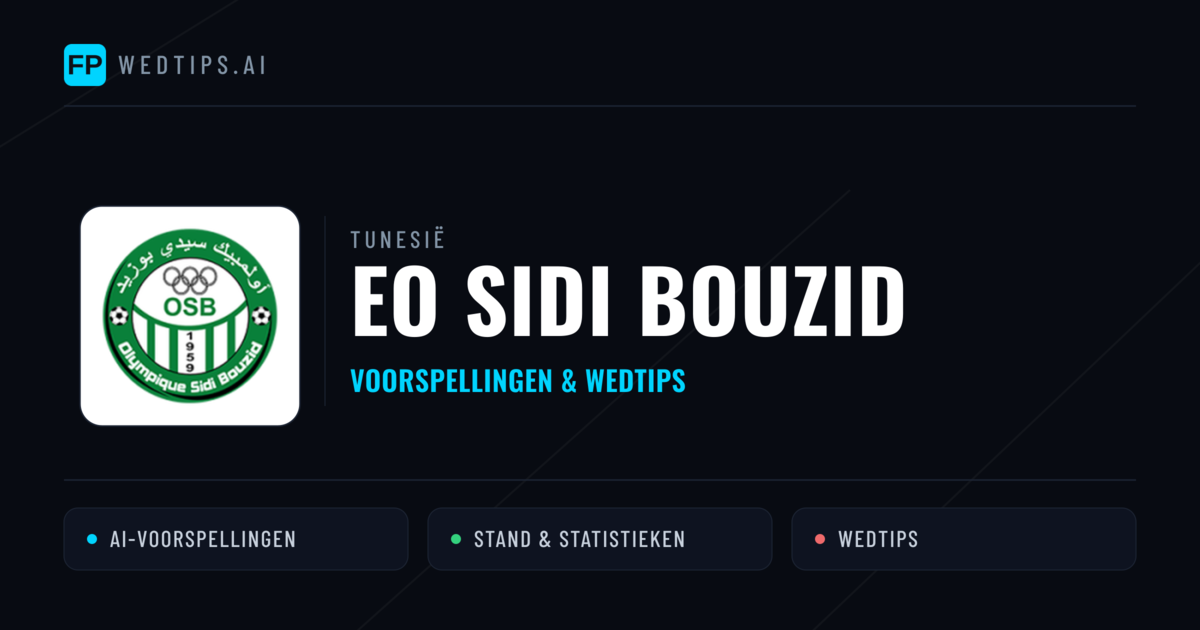 EO Sidi Bouzid voorspellingen & statistieken