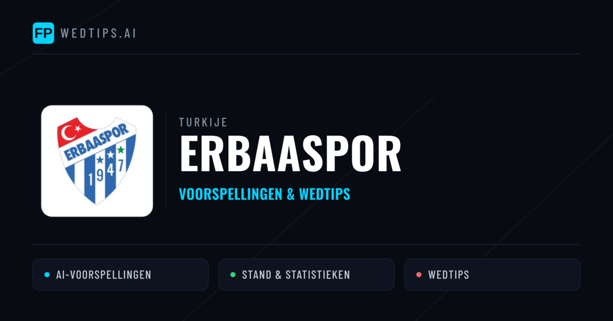 Erbaaspor voorspellingen & statistieken