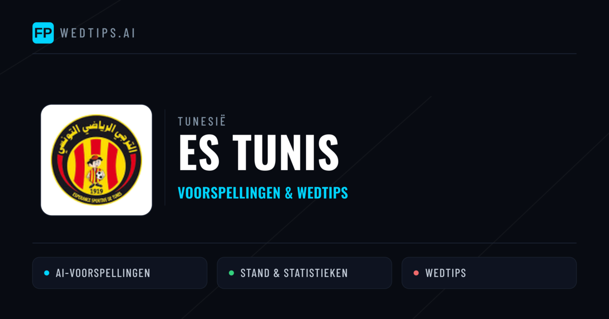 ES Tunis voorspellingen & statistieken