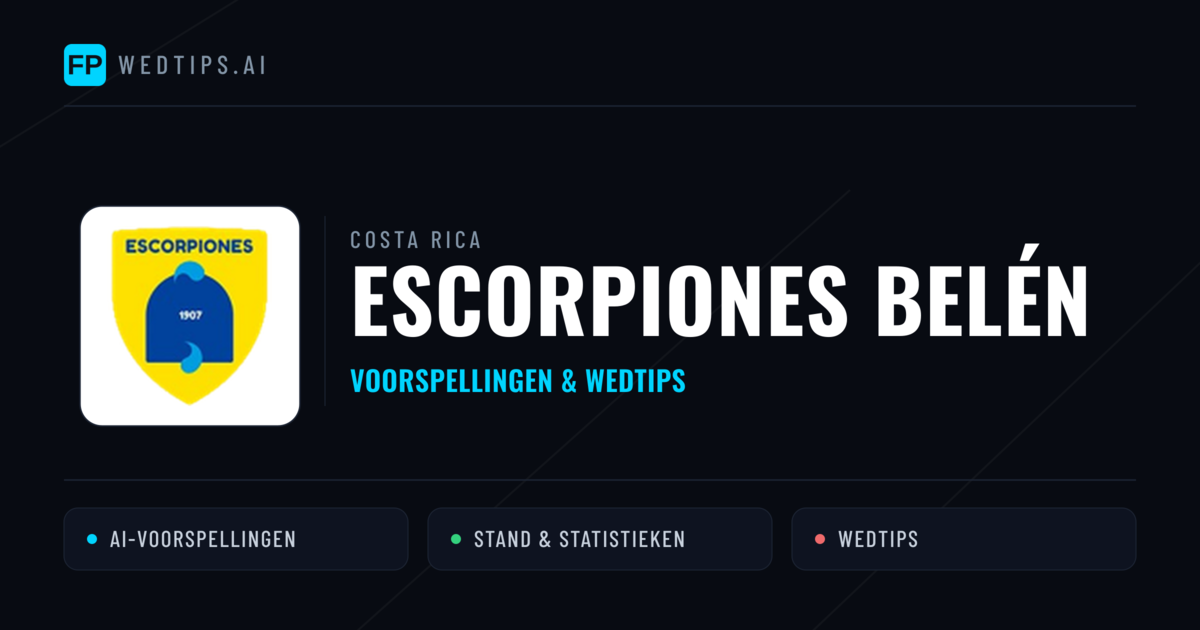 Escorpiones Belén voorspellingen & statistieken