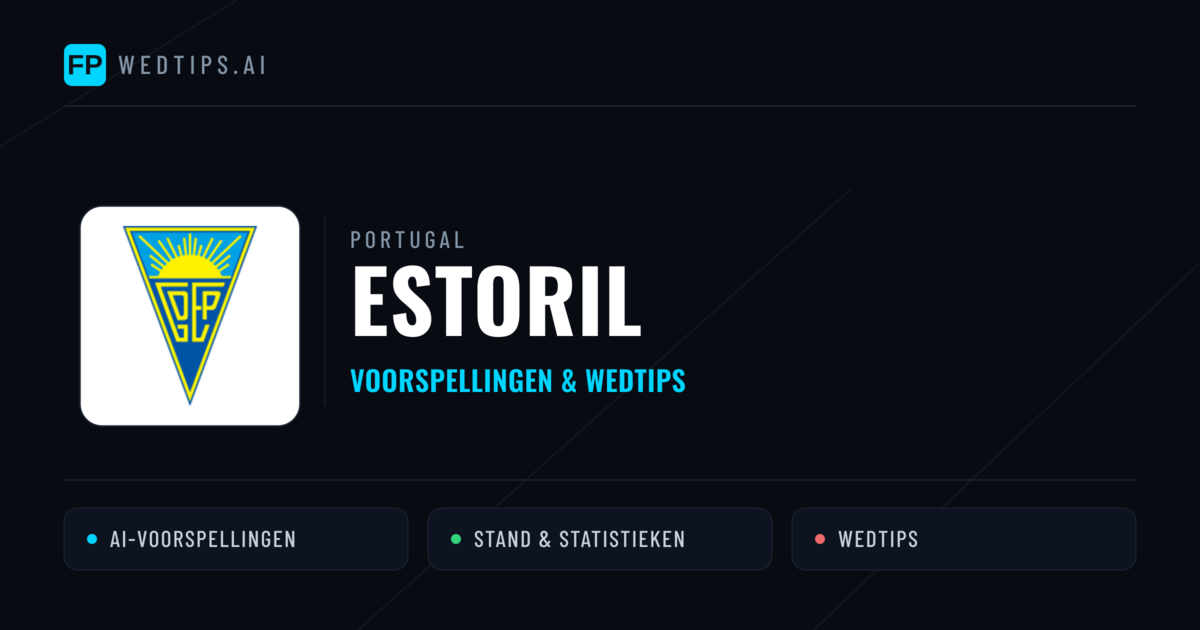 Estoril voorspellingen & statistieken