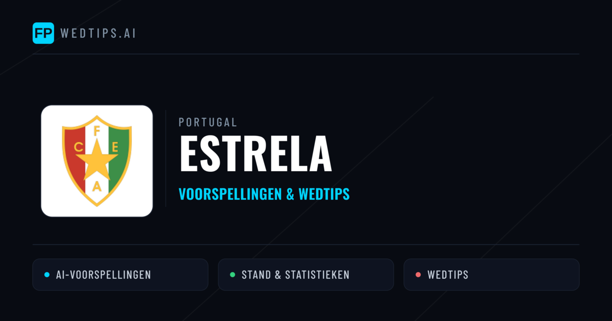 Estrela voorspellingen & statistieken