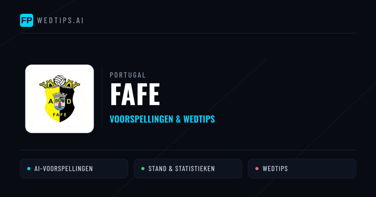 Fafe voorspellingen & statistieken