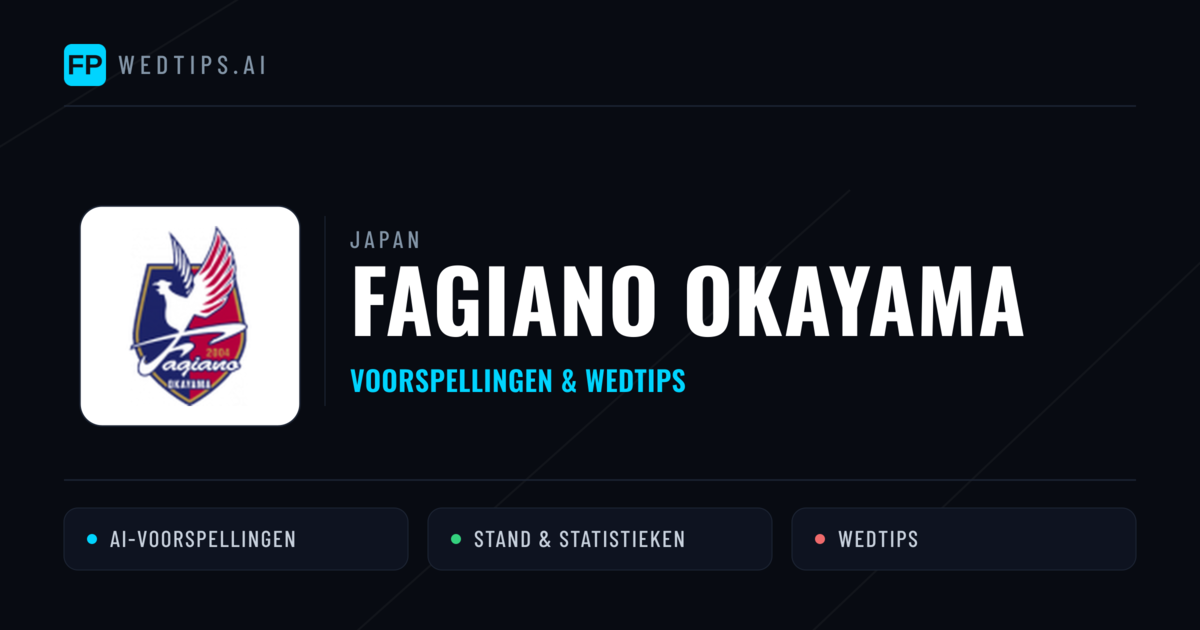 Fagiano Okayama voorspellingen & statistieken