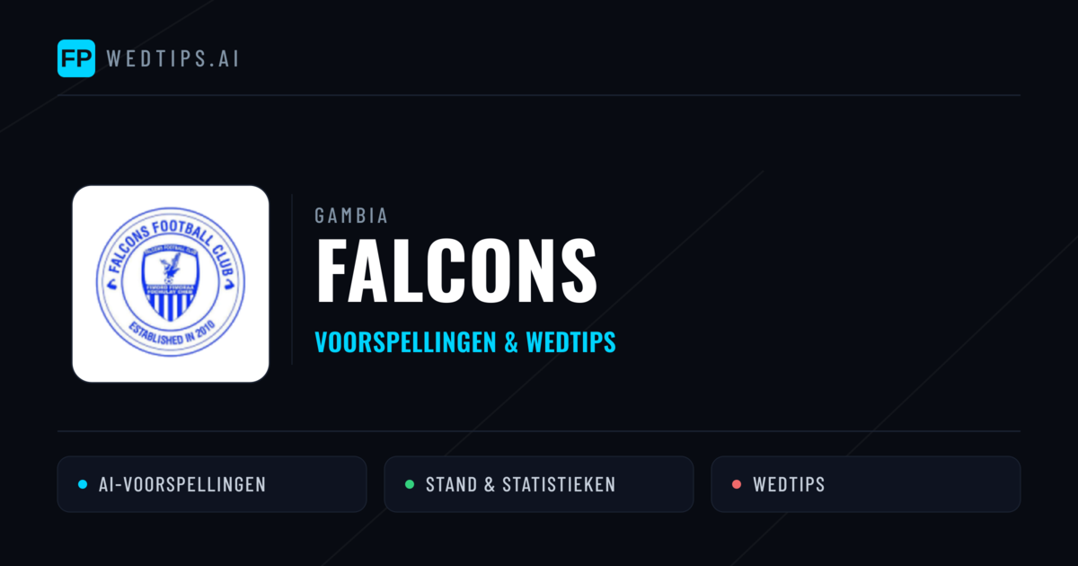 Falcons voorspellingen & statistieken