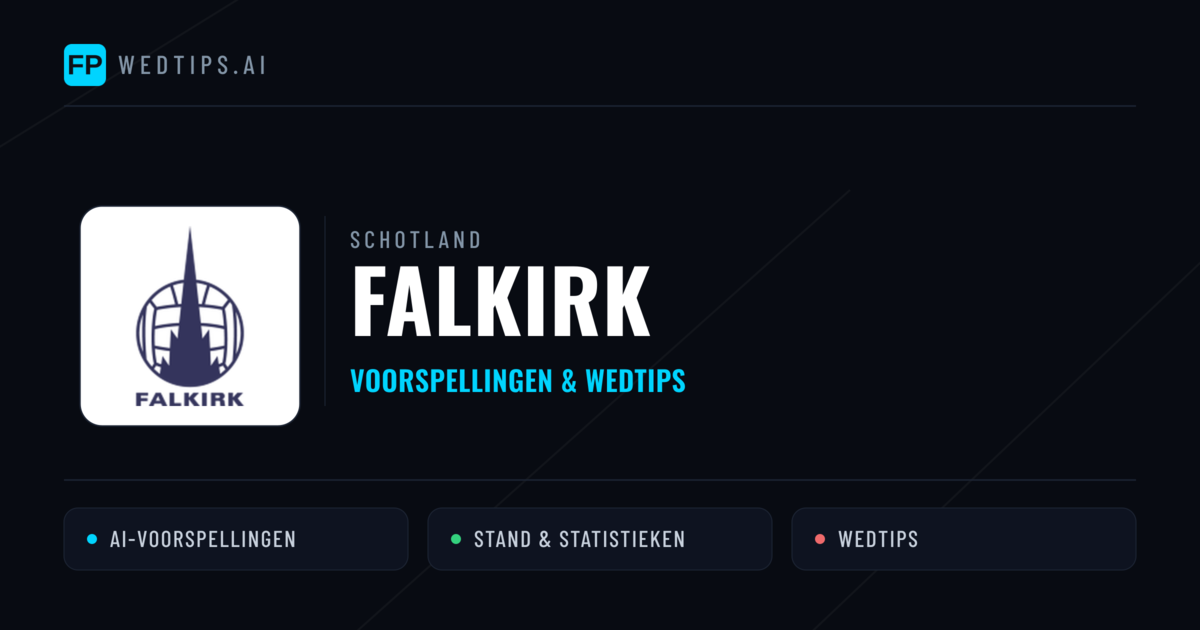 Falkirk voorspellingen & statistieken