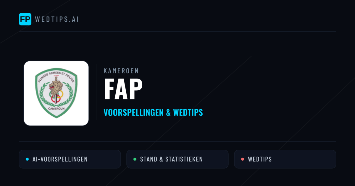 FAP voorspellingen & statistieken