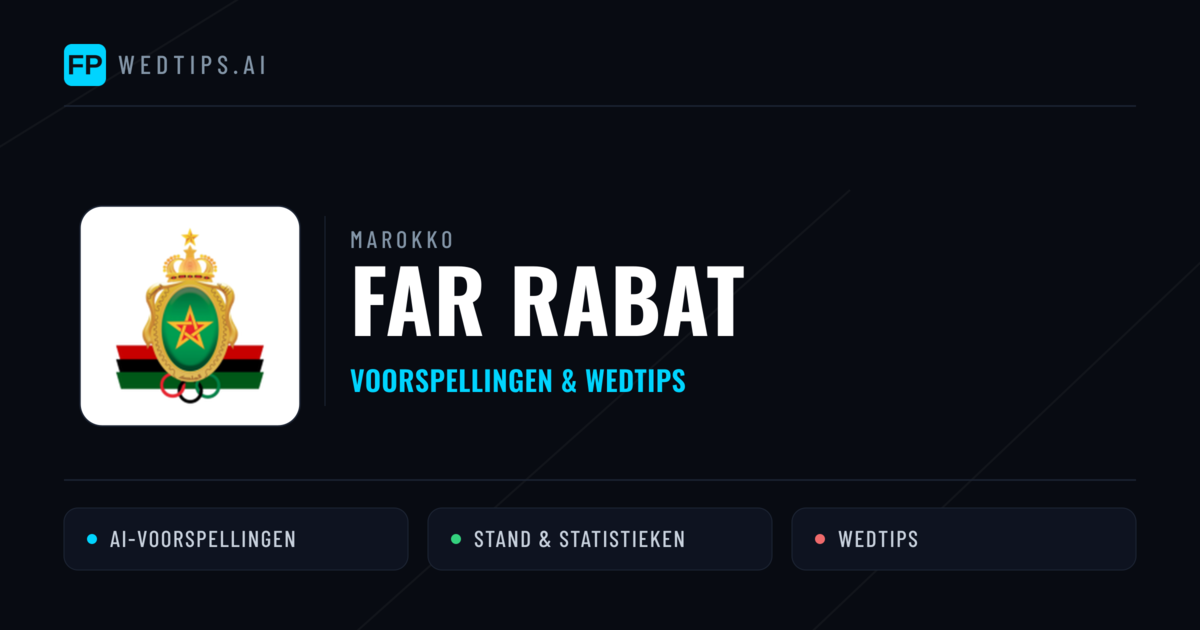 FAR Rabat voorspellingen & statistieken