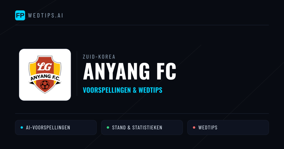Anyang FC voorspellingen & statistieken