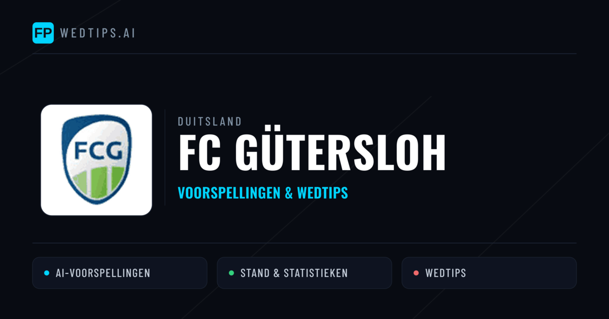 FC Gütersloh voorspellingen & statistieken