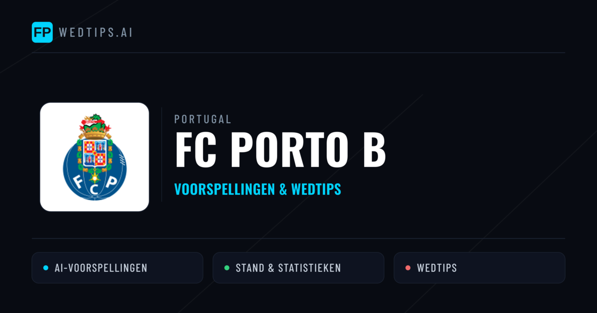 FC Porto B voorspellingen & statistieken