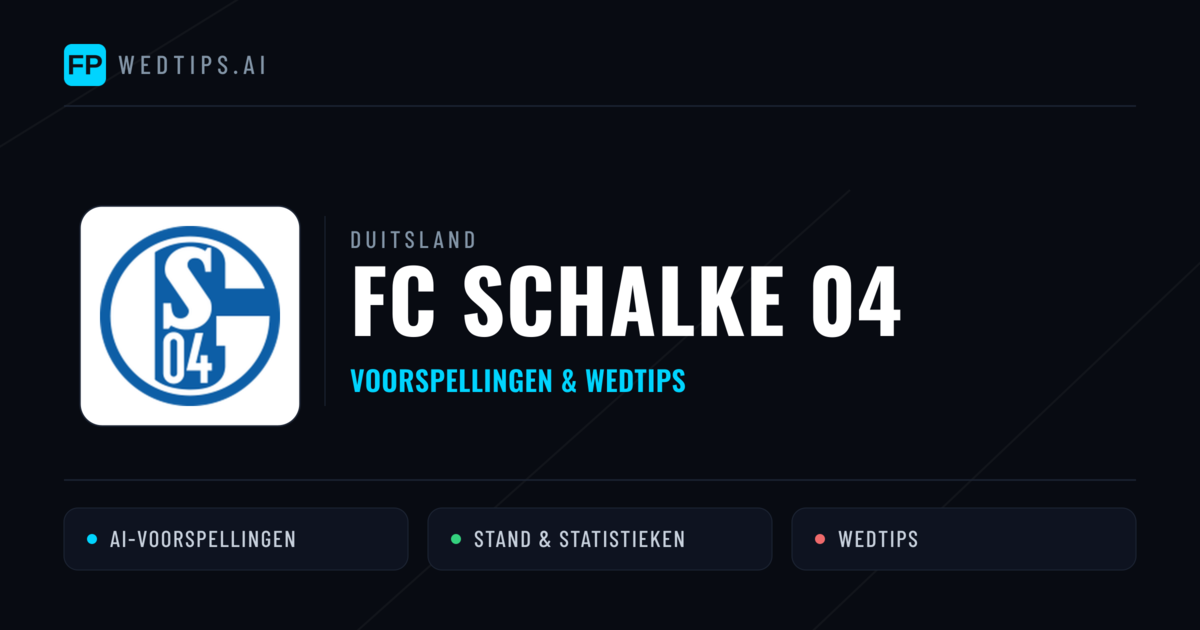 FC Schalke 04 voorspellingen & statistieken