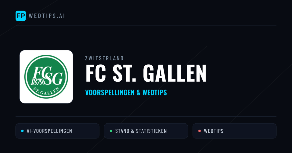 FC St. Gallen voorspellingen & statistieken