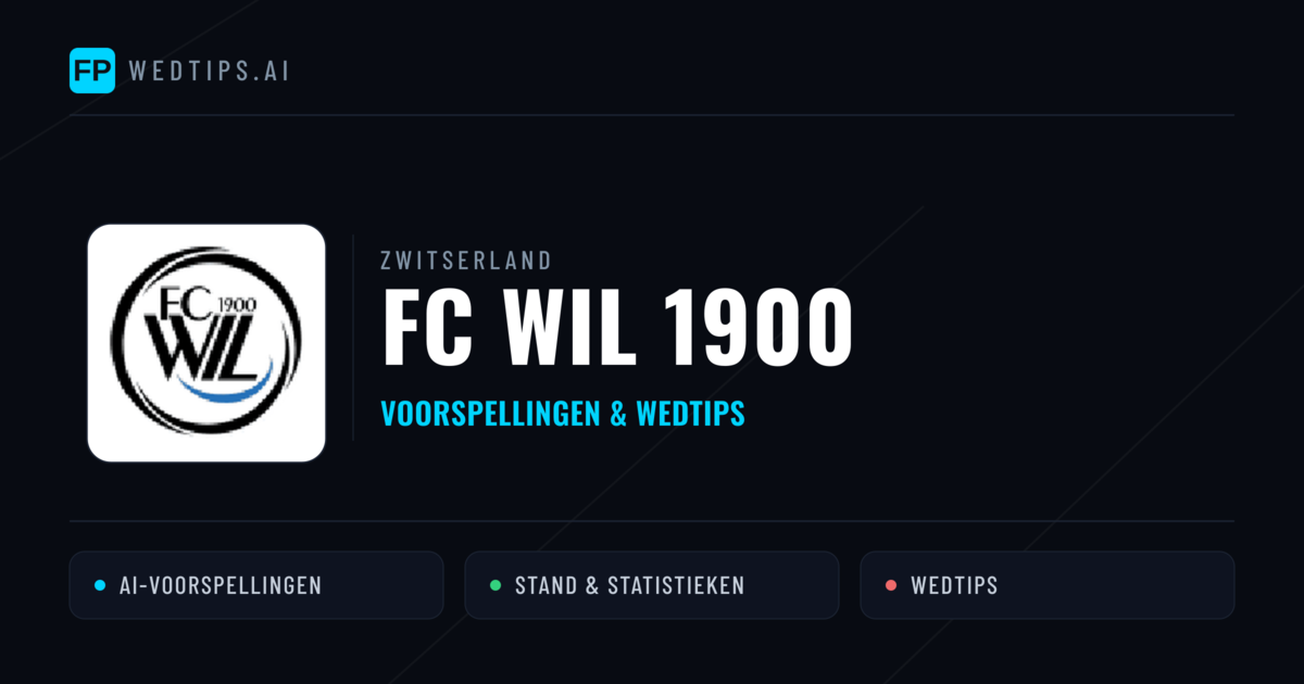 FC WIL 1900 voorspellingen & statistieken