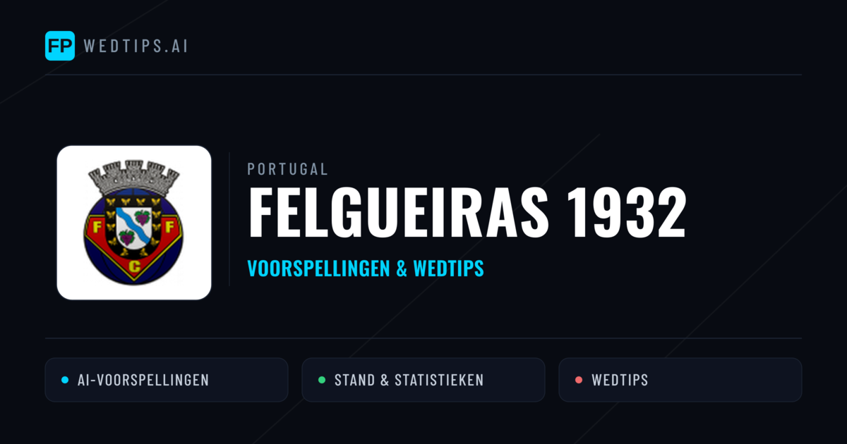 Felgueiras 1932 voorspellingen & statistieken
