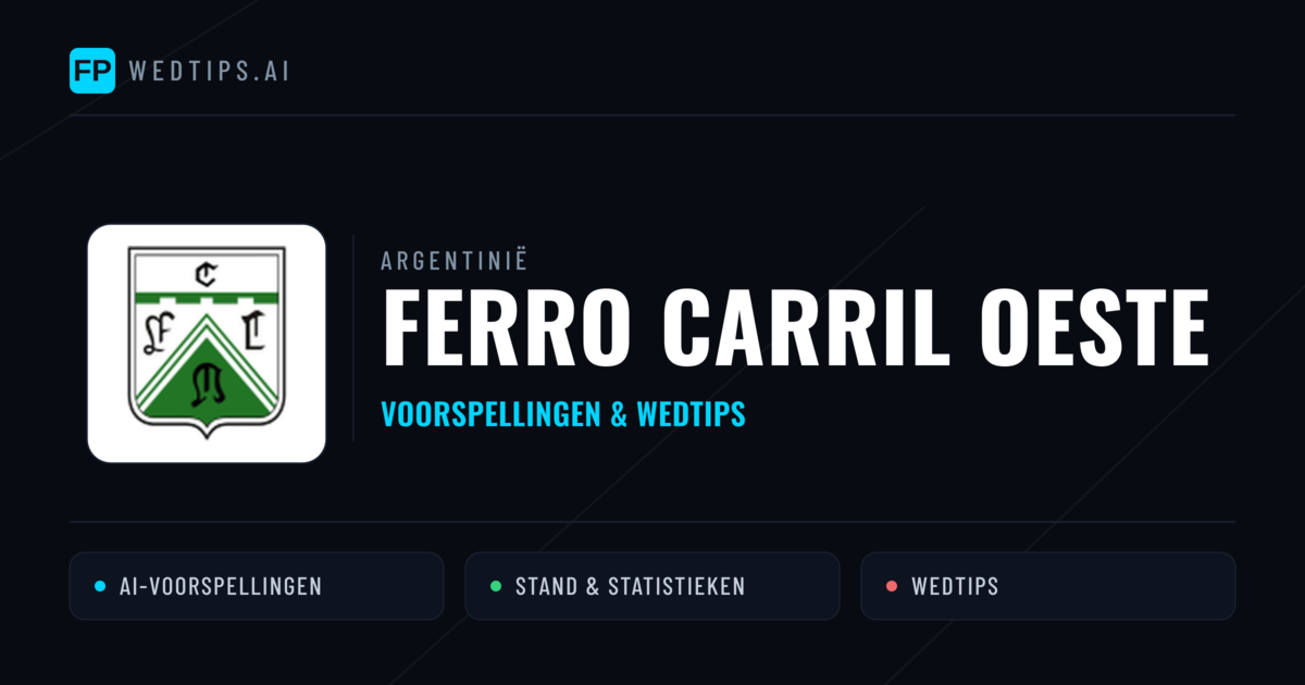 Ferro Carril Oeste voorspellingen & statistieken