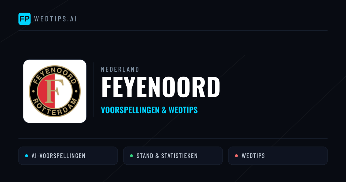 Feyenoord voorspellingen & statistieken