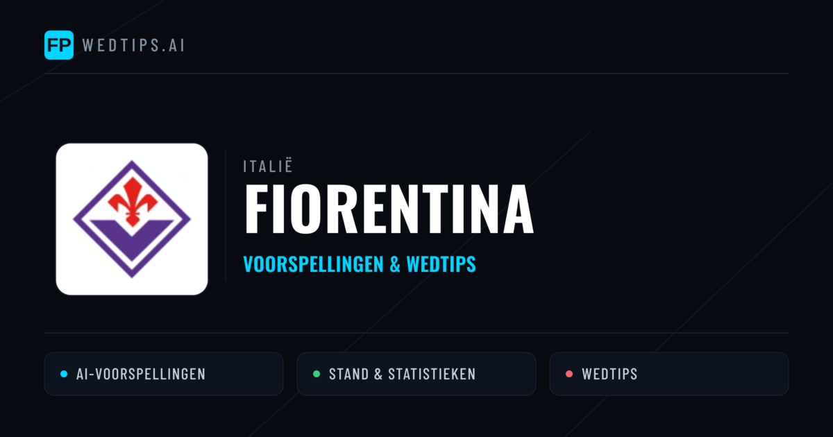 Fiorentina voorspellingen & statistieken