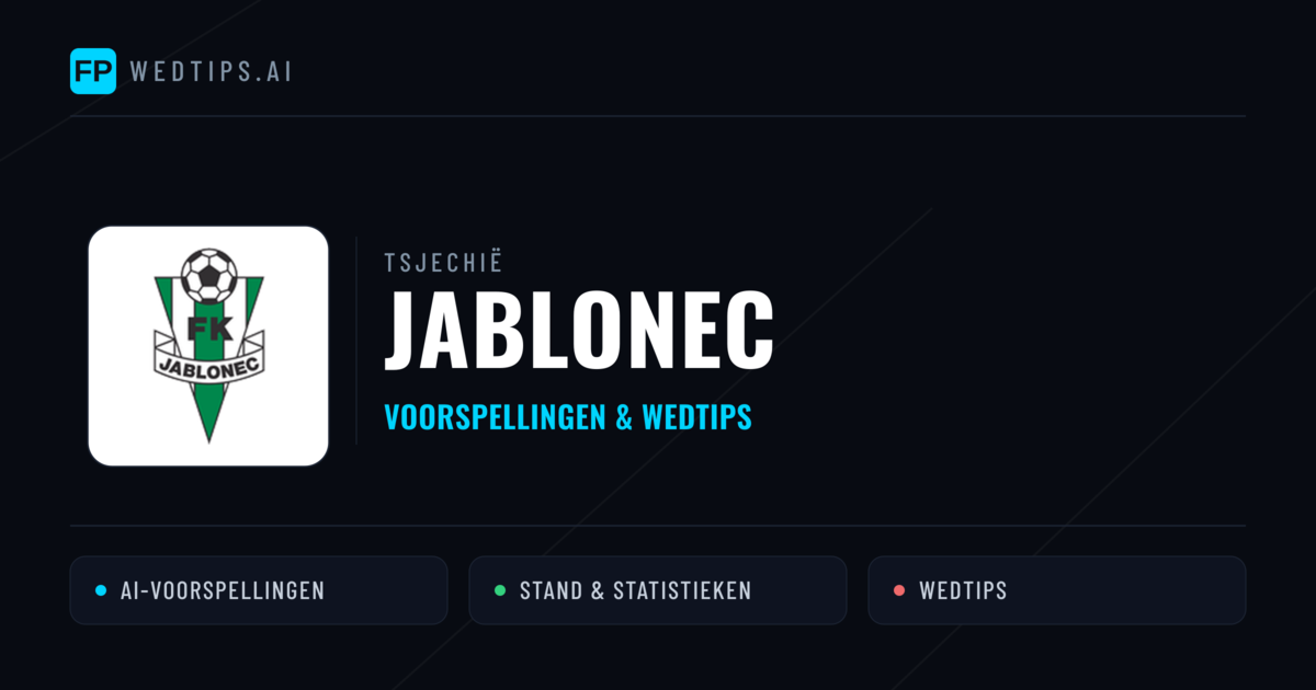 Jablonec voorspellingen & statistieken