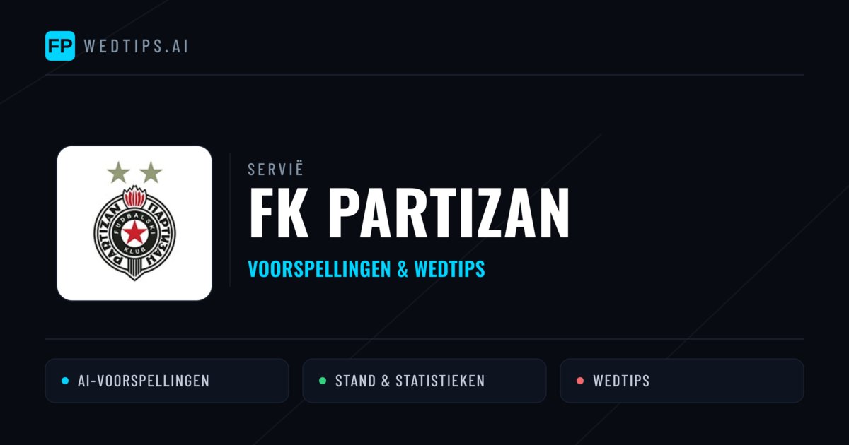 FK Partizan voorspellingen & statistieken