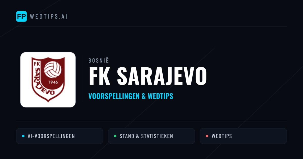 FK Sarajevo voorspellingen & statistieken