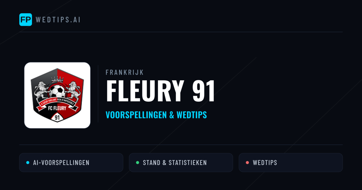 Fleury 91 voorspellingen & statistieken
