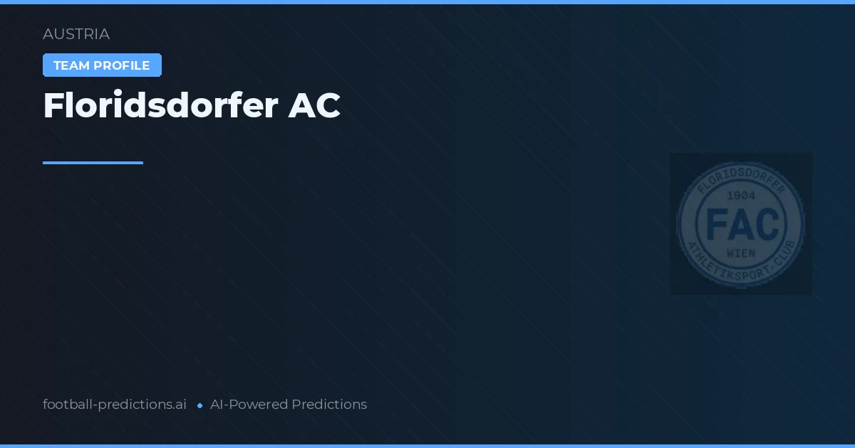 Floridsdorfer AC voorspellingen & statistieken
